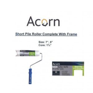 Acorn Paint Roller White – Short Pile