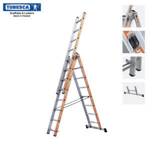 Tubesca Pronor 3-Section Combination Ladder