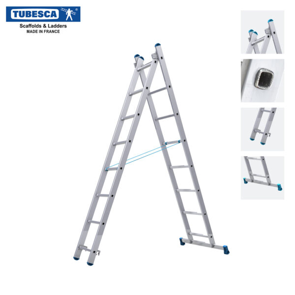 Tubesca Starline 2-Section Combination Ladder